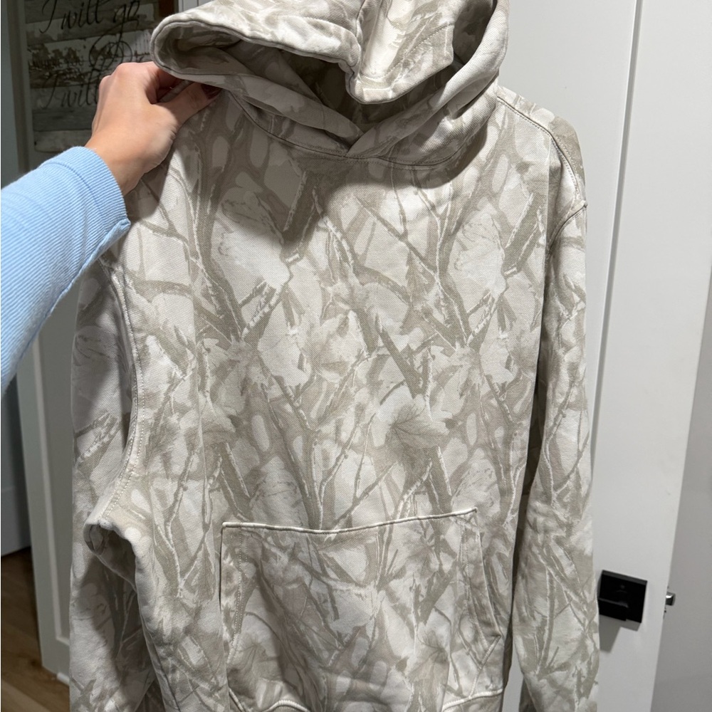Old Navy Beige Camouflage Hoodie